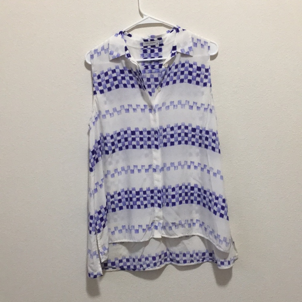 EQUIPMENT silk sleeveless top sz S